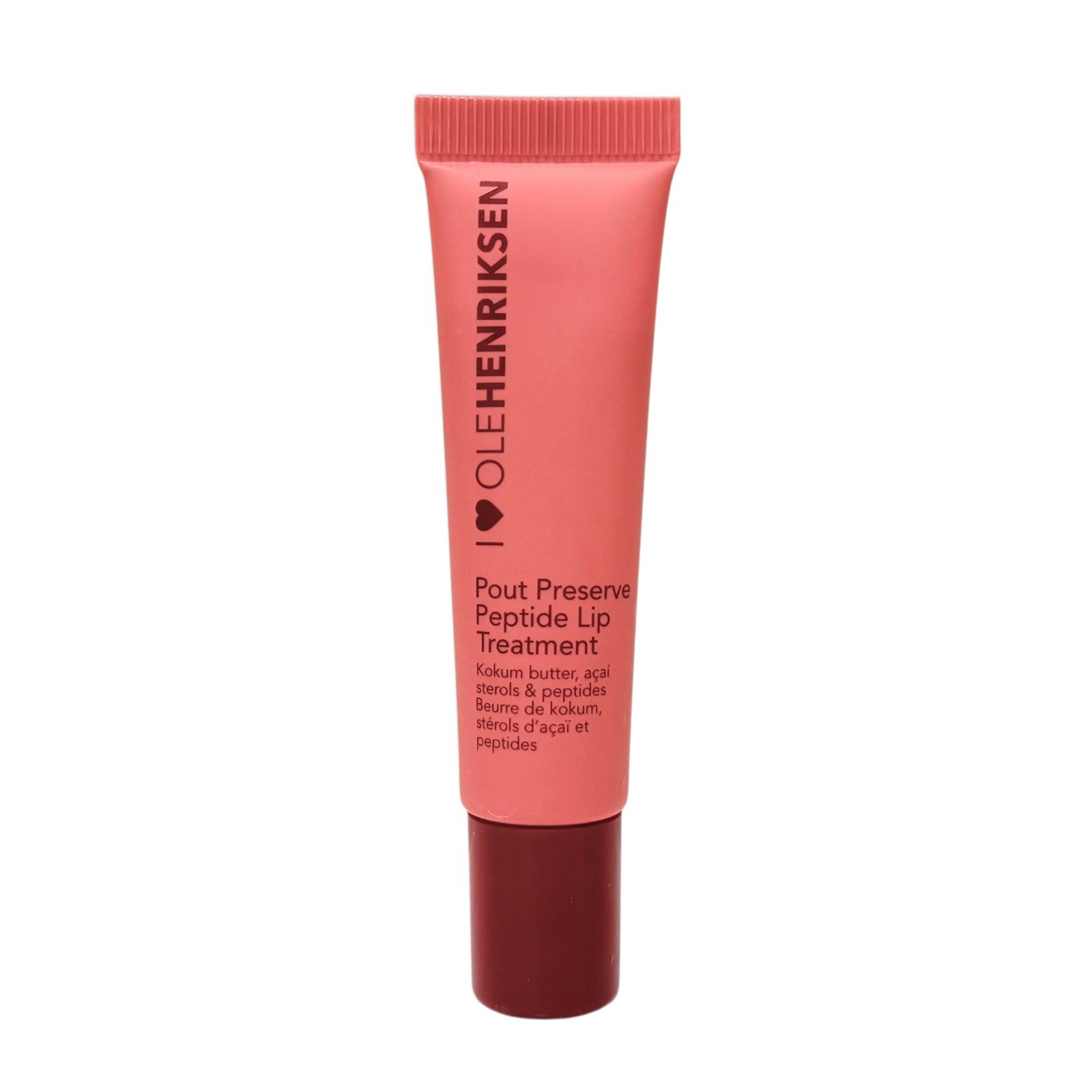 Ole Henriksen Pout Preserve Lip Treatment Strawberry Sorbet Full Size 0.4 oz New