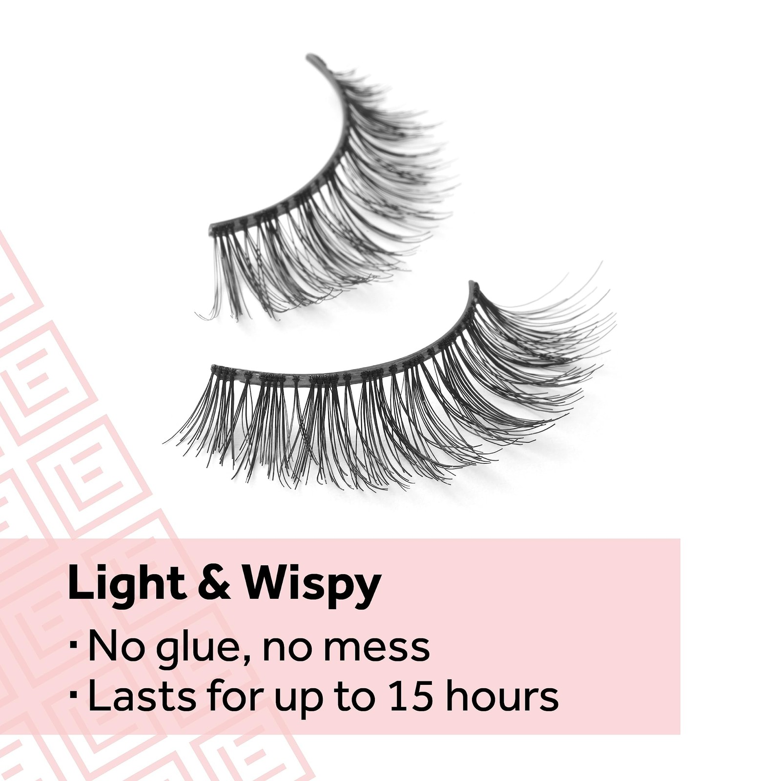 Eylure Pre-Glued False Eyelashes, Wispy Light No. 117 1 pair (Pack of 1)