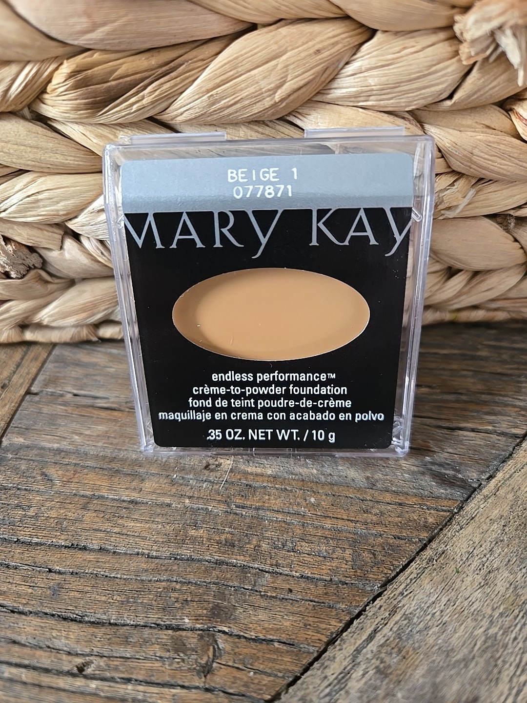 New Mary Kay Endless Performance Creme to Powder Foundation Beige 1 NOS NLA