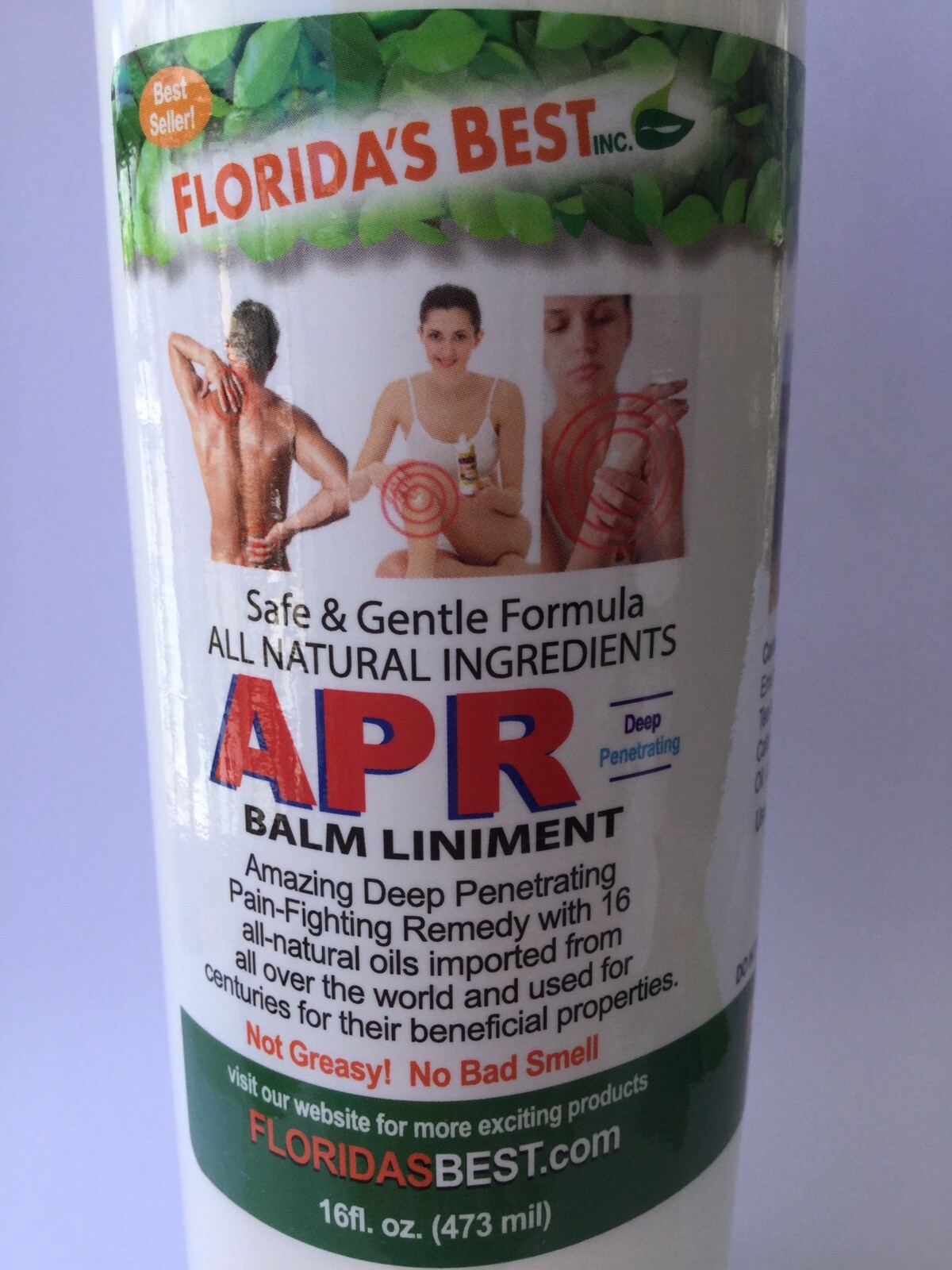 16oz Bottle Florida’s Best APR All-Natural Pain Relief Brand New Fresh Stock!!