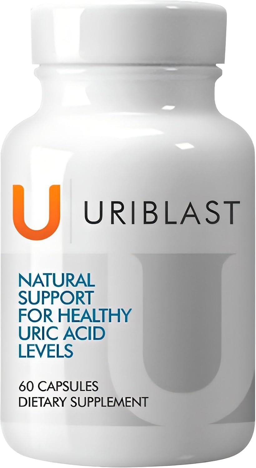 Natural Uric Acid Support Supplement Capsules 1-Pack 60 CAPS (30-Day Supply)
