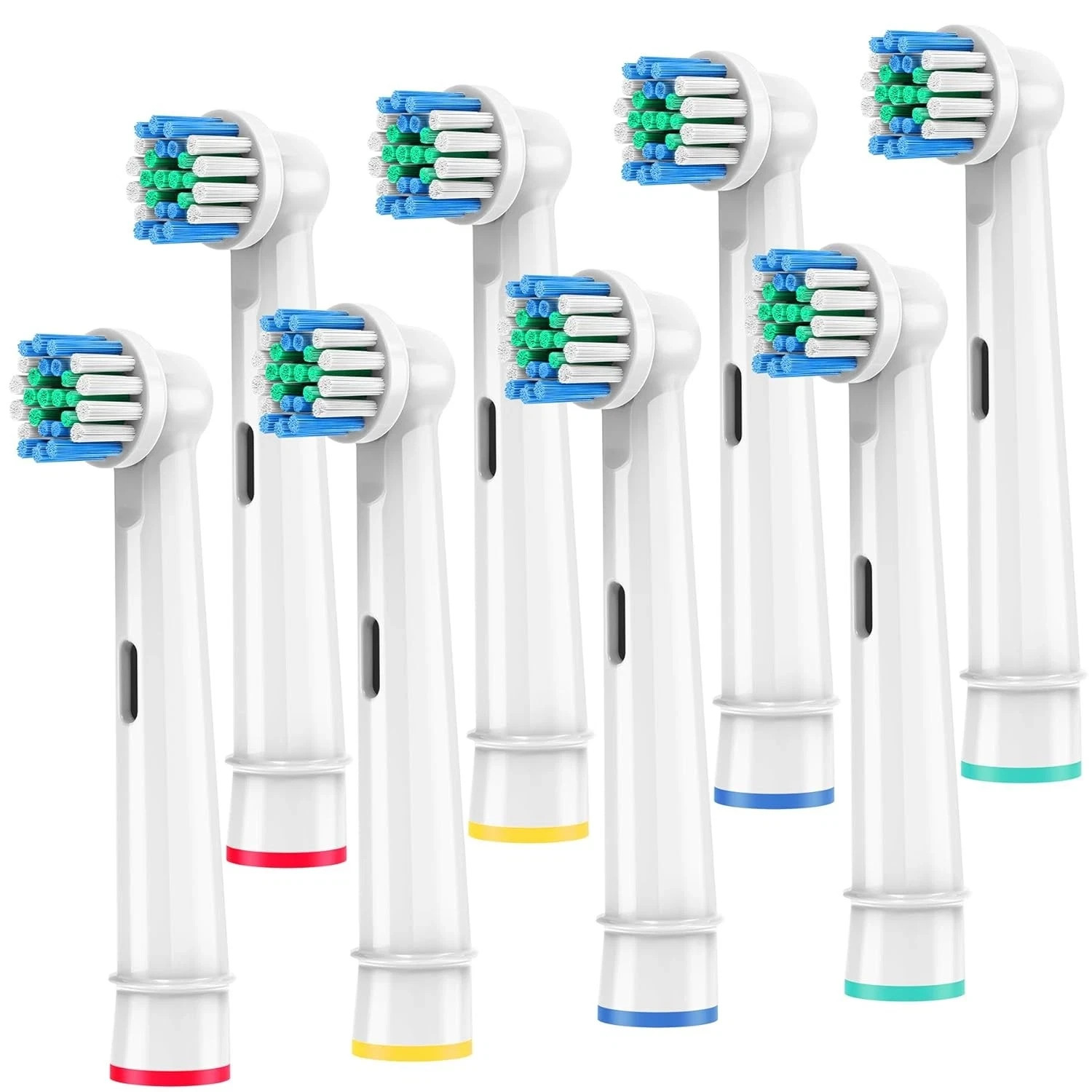 Oral B Braun Replacement Toothbrush Heads 8 Pack Professional White Heads
