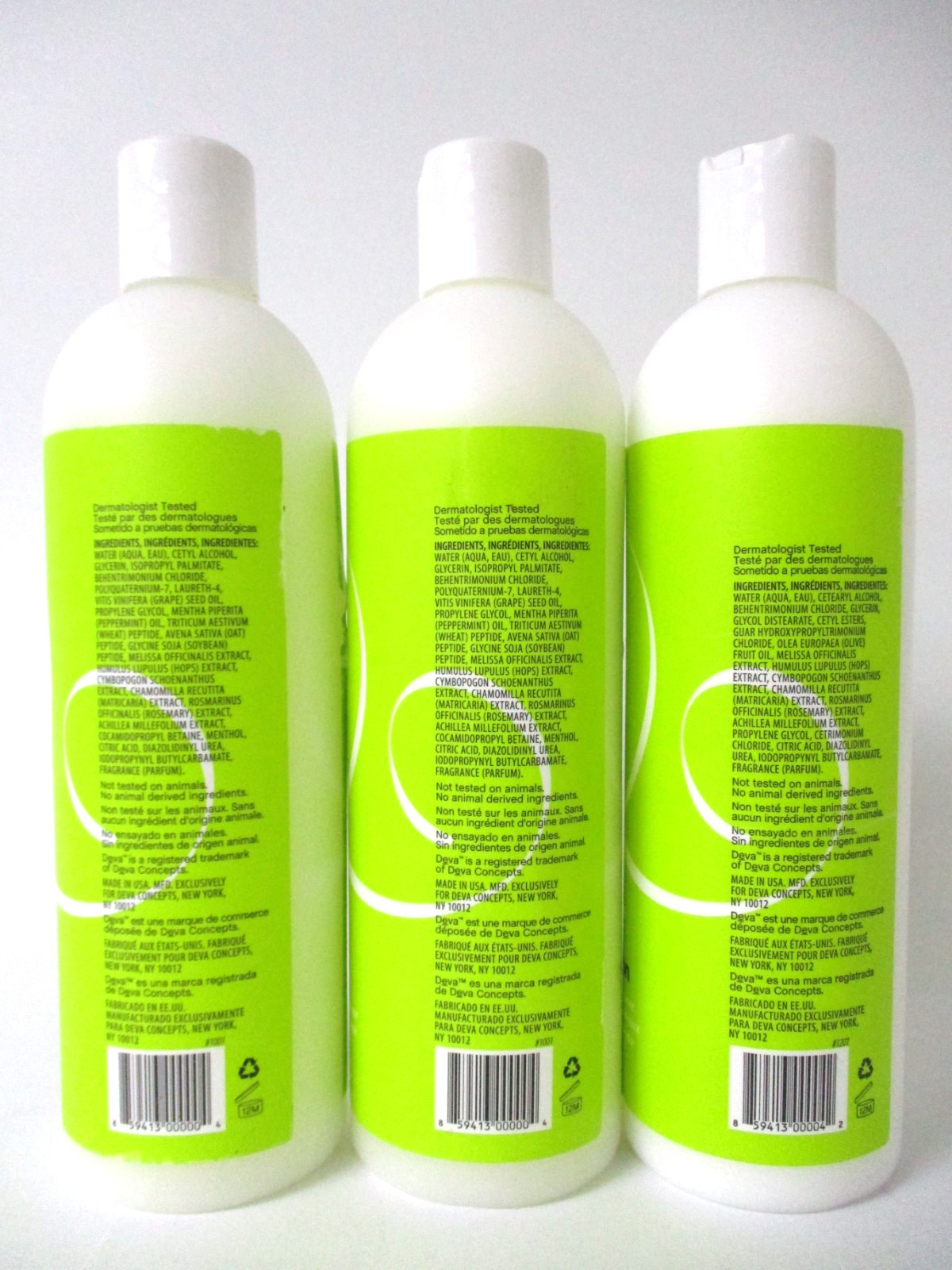 Devacurl No-Poo Zero Lather Conditioning Cleanser 12 oz (Pack of 3)