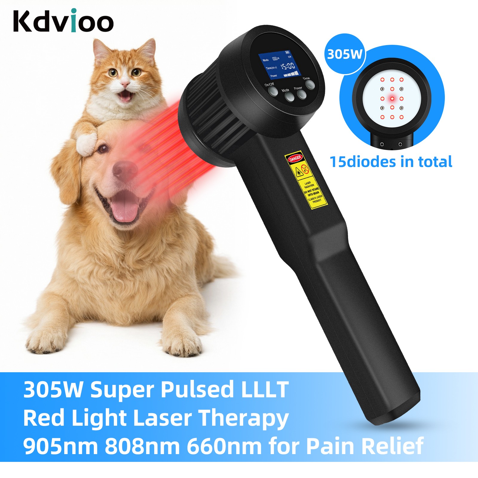 305W High Intensity Super Pulsed Laser Therapy System for Degenerative Disc Pain