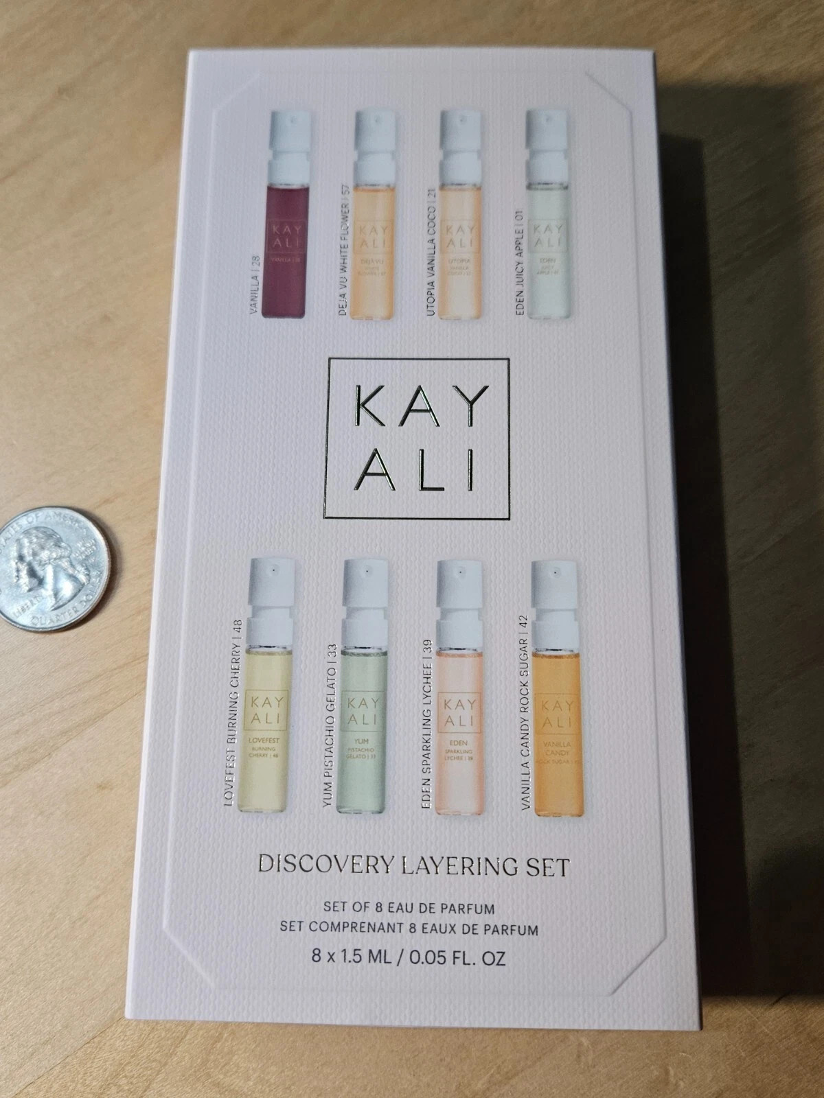 KAYALI Discovery Perfume Layering Set Sample Spray 8X1.5 ml/0.05 oz #F2-2