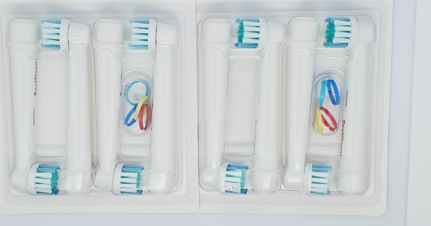 4 pcs TOOTHBRUSH REPLACEMENT HEADS COMPATIBLE FIT ORAL B BRAUN PRECISION CLEAN