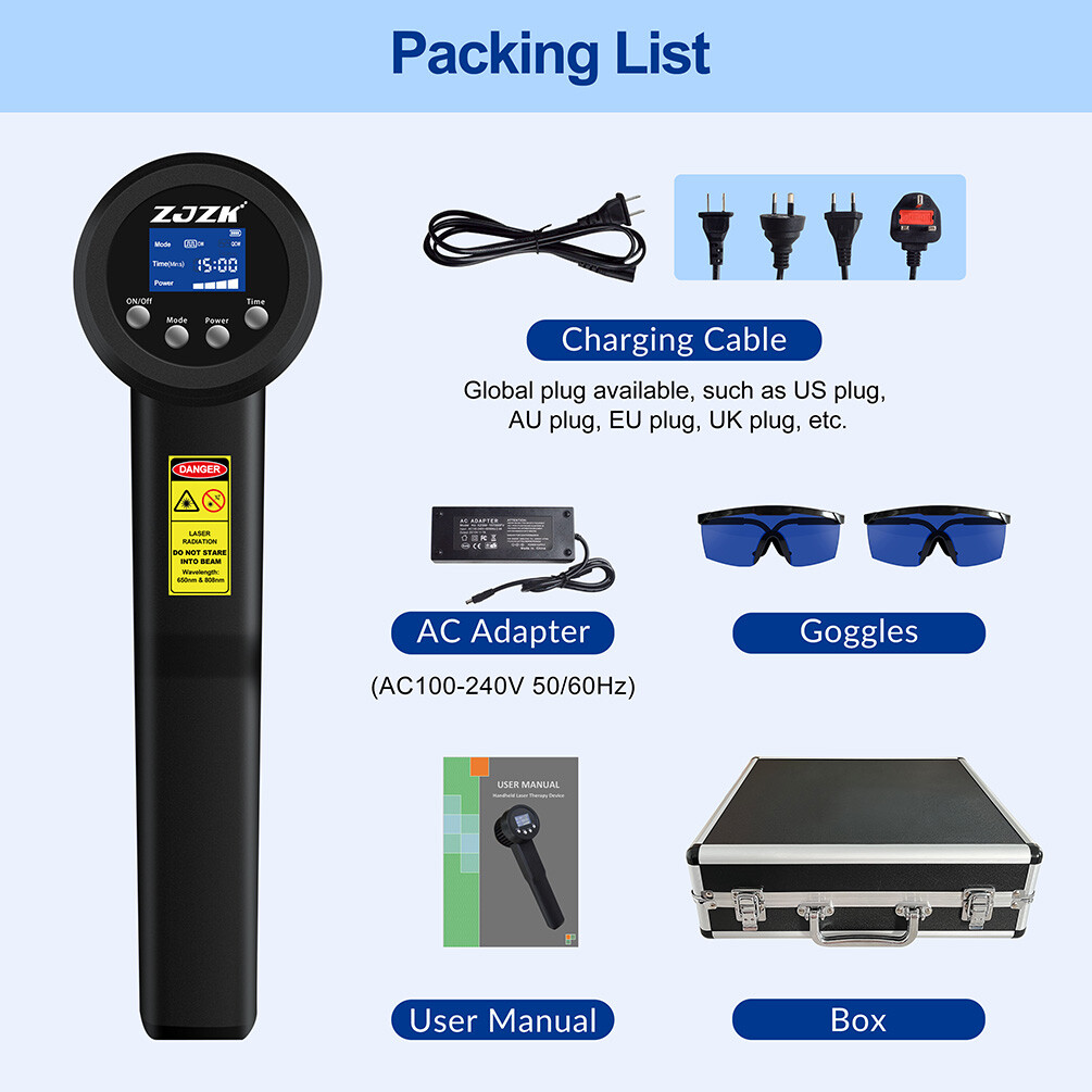 205W Pro Cold Laser NIR Light Physiotherapy for Arthritis Pain 905nm 808nm 660nm
