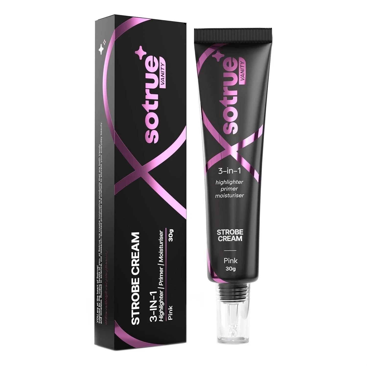 Sotrue Strobe Cream Pink for Face Radiance, Boosts Hydration For All Skin Types