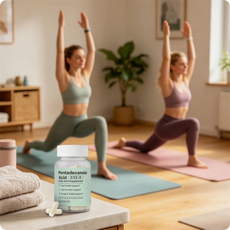 Pentadecanoic Acid Caps, C15:0 Fatty Acid Supplement – Natural Plant-Based 1-5X