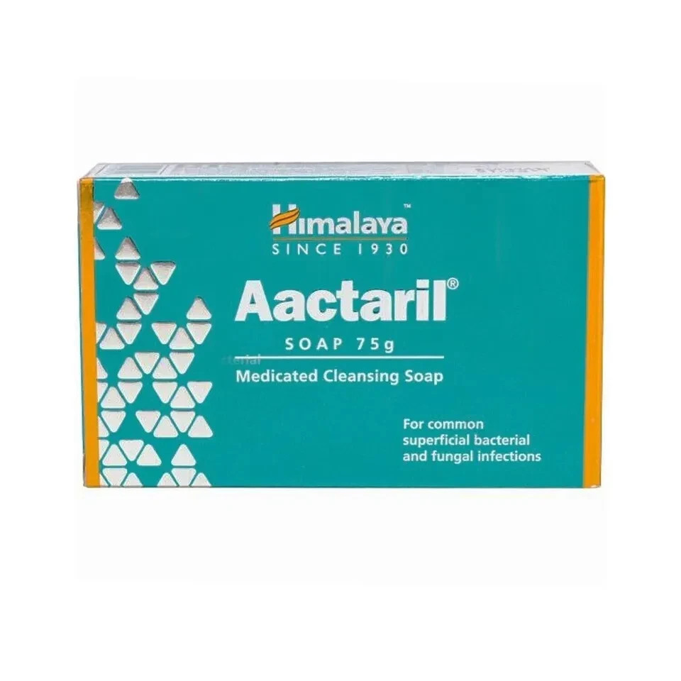 Himalaya Aactaril Soap Pack of 10 X 75g Fungal Medicated Herbals Free Ship 2028