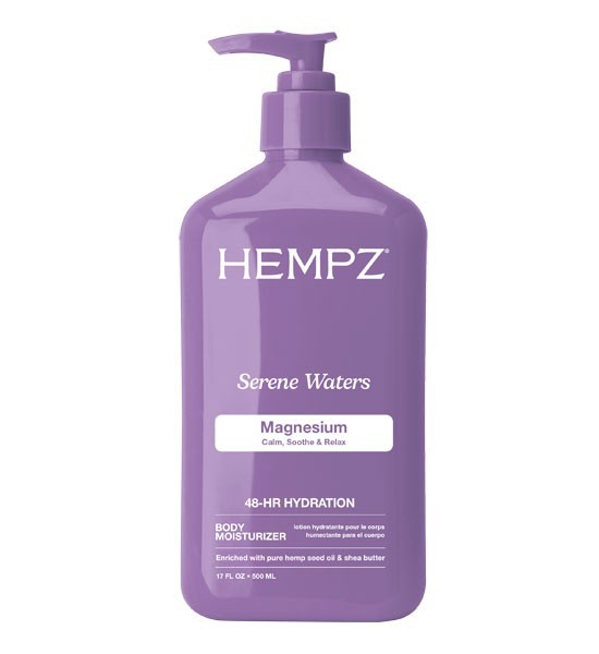 Hempz Beauty Actives Serene Waters Body Moisturizer with Calming Magnesium 17oz