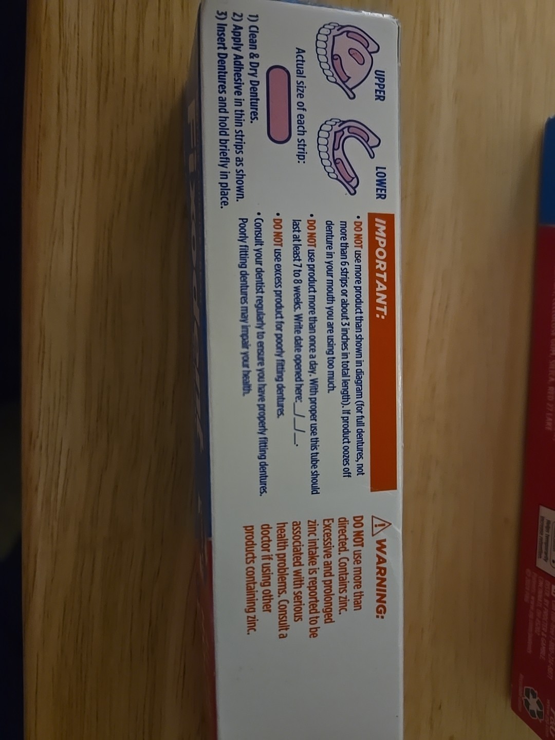 4 pk FIXODENT COMPLETE DENTURE ADHESIVE CREAM ORIGINAL 2.4 OZ