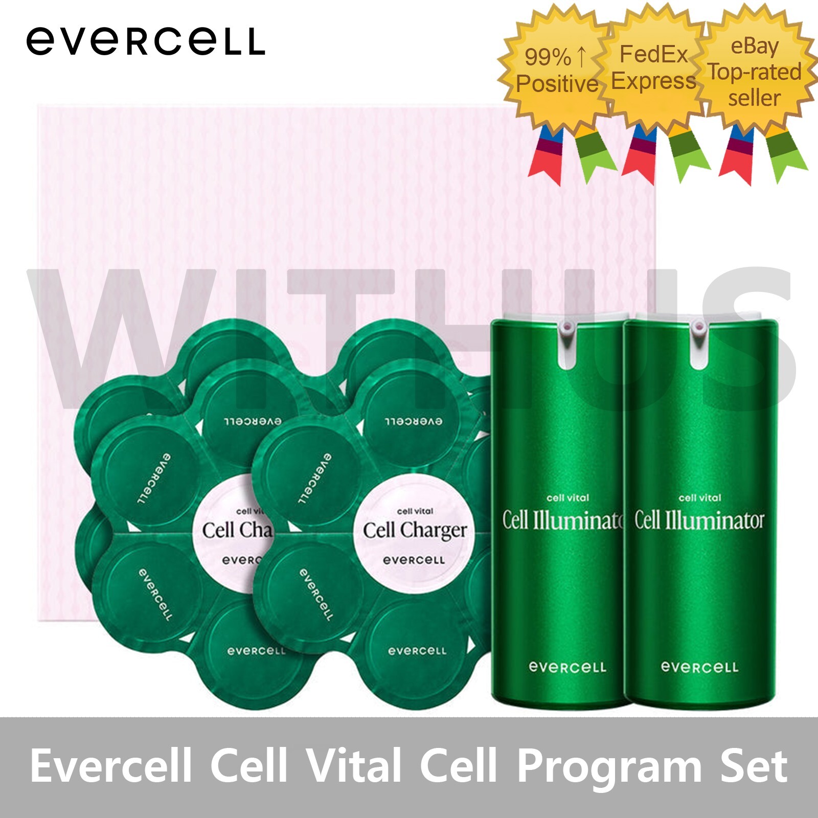 Evercell Cell Vital Cell Program Set Cell Charger & Cell Illuminator (4 Week)=