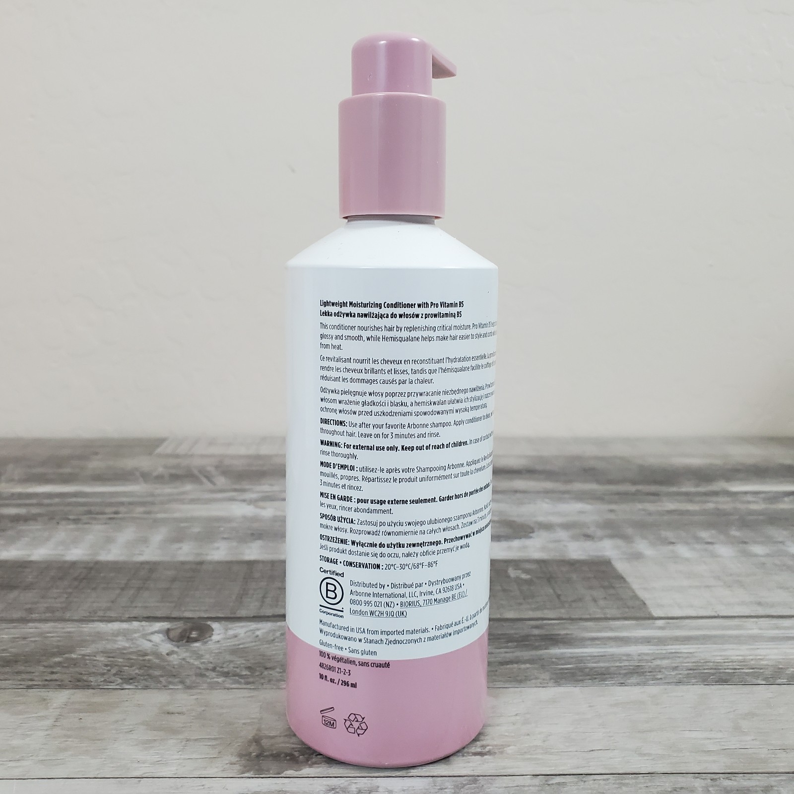 Arbonne TrueSmooth Hydrating Conditioner Pro Vitamin B5 10 fl. oz. 296 ml