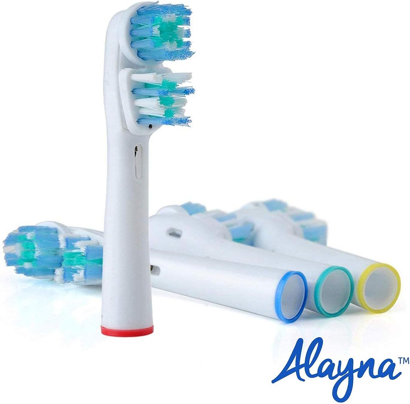 Replacement Brush Heads Compatible With Oral B- Double Clean Design, Pack Of 16