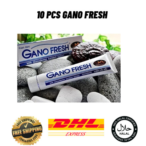 10 x 150g GANO EXCEL GANO FRESH TOOTHPASTE GANODERMA – DHL Express