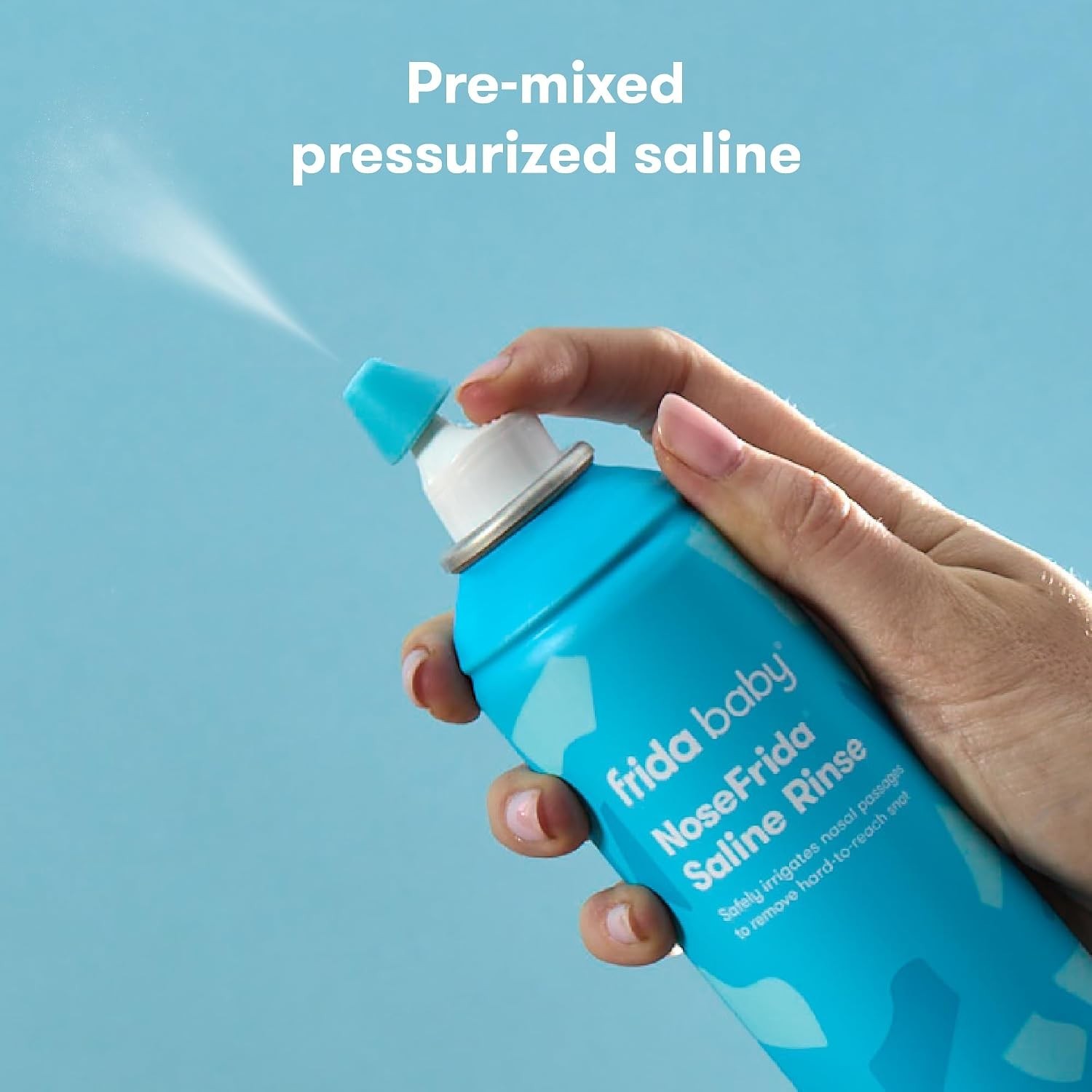 Safe & Ready-to-Use Saline Rinse for Kids, Instant Relief from Congestion – 5oz