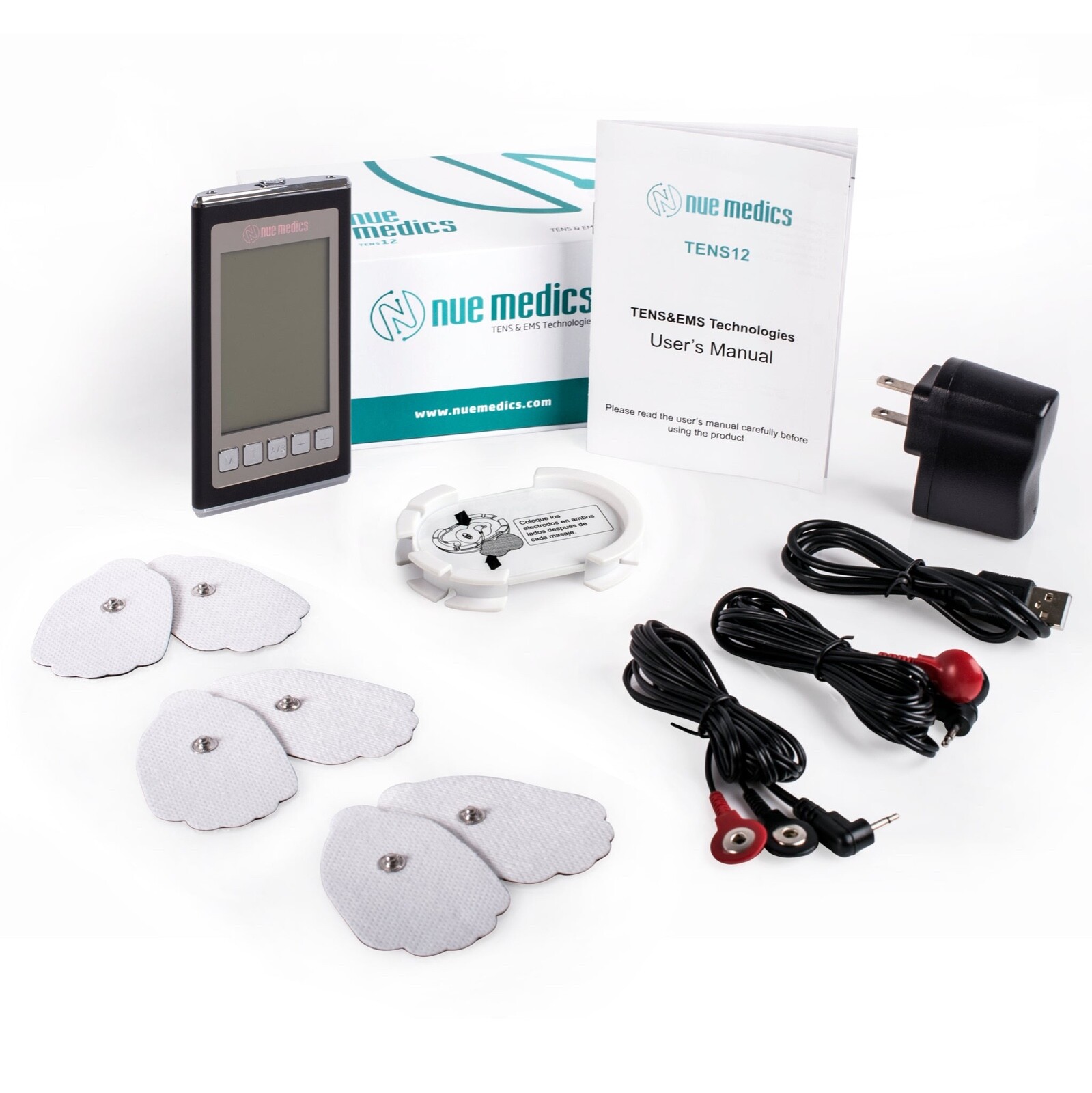 Tens Unit Muscle Stimulator Full Body Electro Therapy Pain Relief Machine