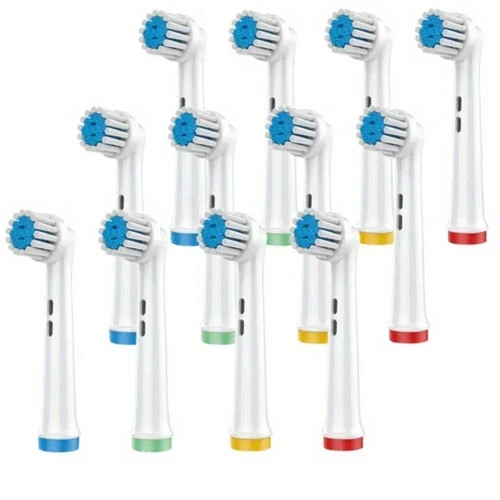 Electric Toothbrush Replacement Heads Compatible with Oral-B Braun – 12Pack