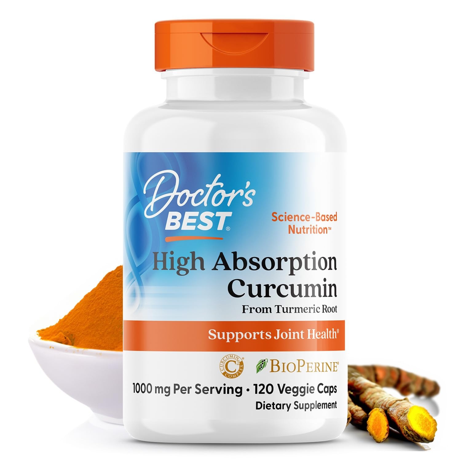 Doctors Best High Absorption Curcumin From Turmeric Root, Supports Joi