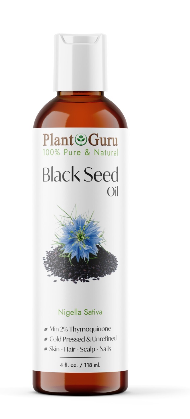 Black Cumin Seed Oil Cold Pressed 100% Pure Virgin Nigella Sativa Bulk