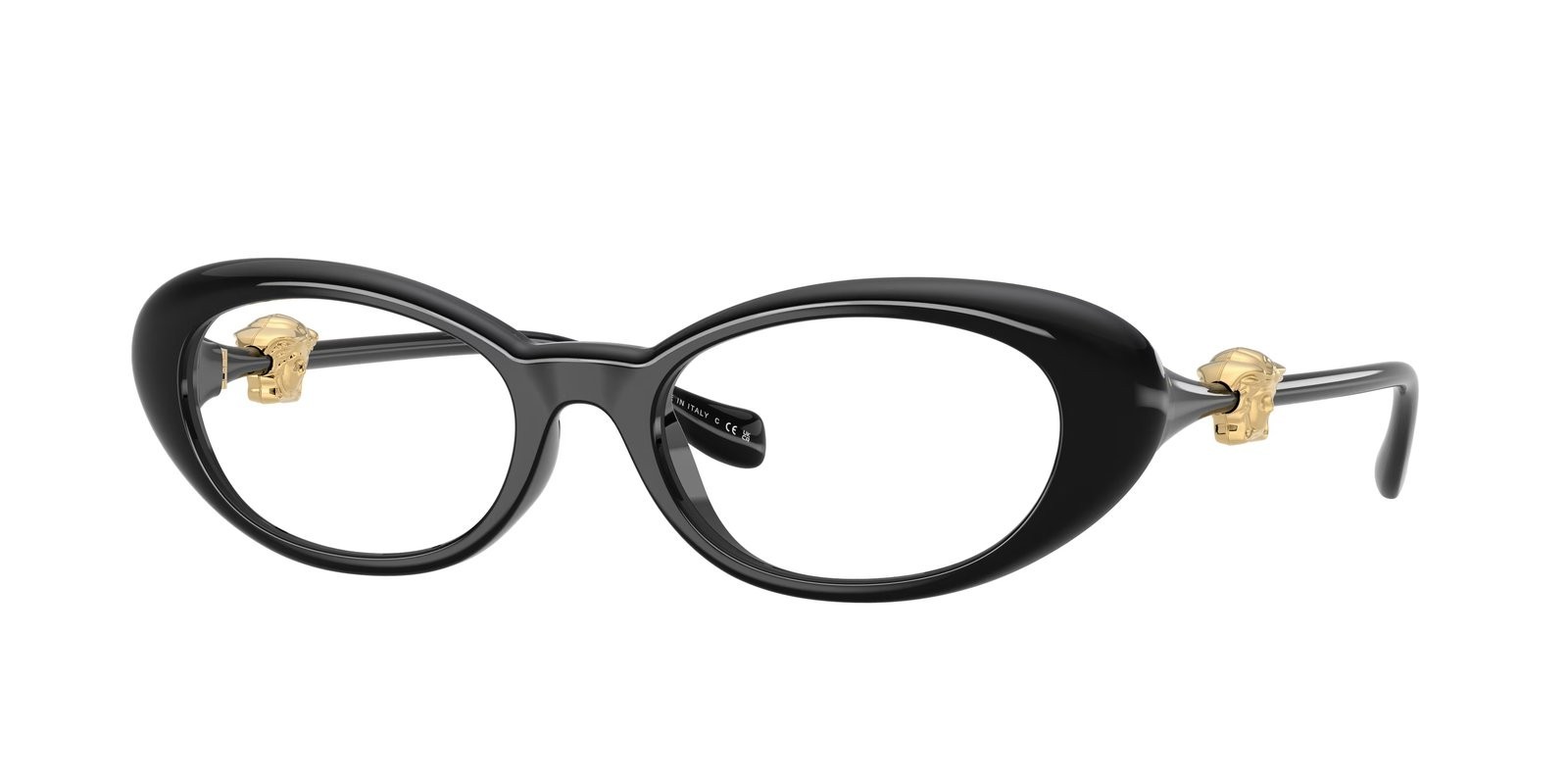 Versace Eyeglasses Optical Frame VE3381U GB1 Black Frame / Demo Lens 52mm NEW