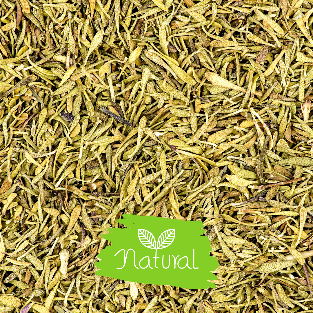 Organic Thyme Leaf Natural Herb Dried Cut 28.3g | 1 OZ Culinary & Medicinal Aid
