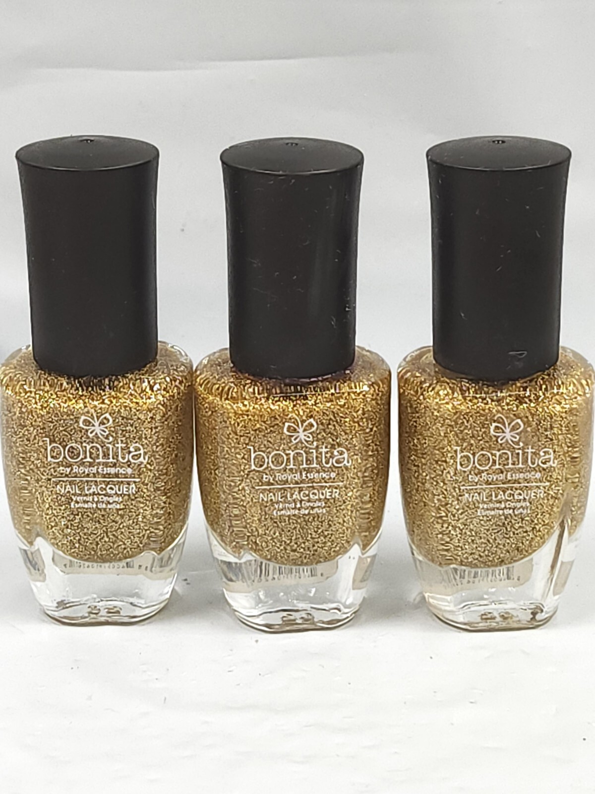 Bonita by Royal Essence Nail Lacquer Polish NP373 Golden Girl 3 Pcs .4 oz Ea