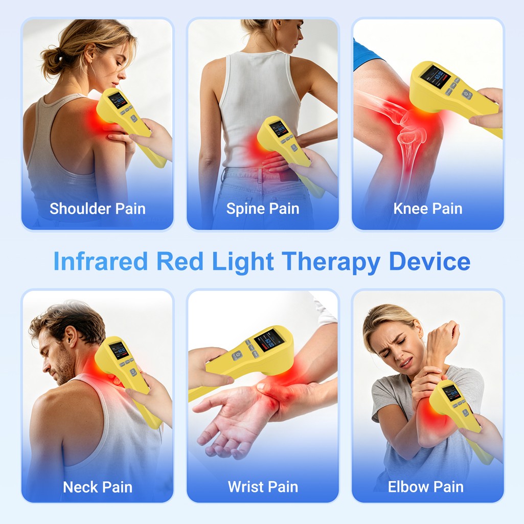 880mW Class 3b Cold Laser for Pain Therapy Low Level Laser LLLT Device 650+808nm