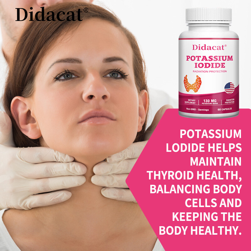Didacat Iodine (Natural Iodine from Sea Kelp) 130mg, 60Capsules