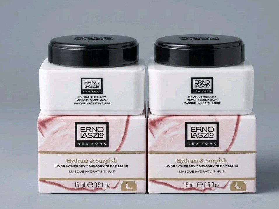 Erno Laszlo Hydra-Therapy Memory Sleep Night Mask 0.5 Fl oz X 2 NIB