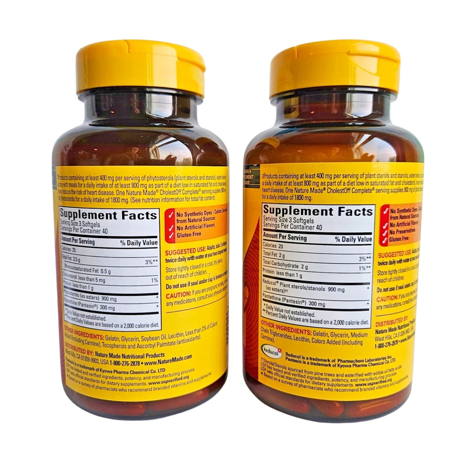 Nature Made CholestOff Complete Cholesterol Support 120 Softgels 02/26 Lot of 2