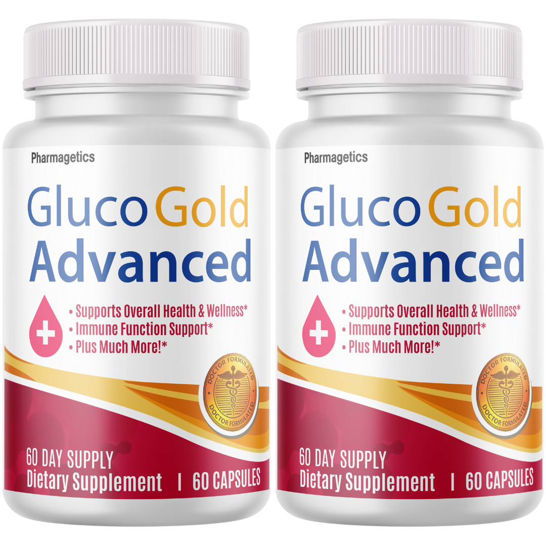 Gluco Gold Advanced Blood Support, (2-Pack) Official Wellness Supplement