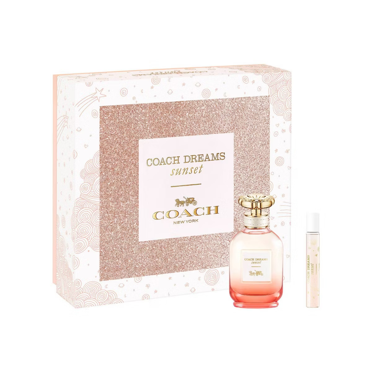 Coach Dreams Sunset 2 Pcs Eau de Parfum 2.0 oz & 0.25 oz Gift Set for Women