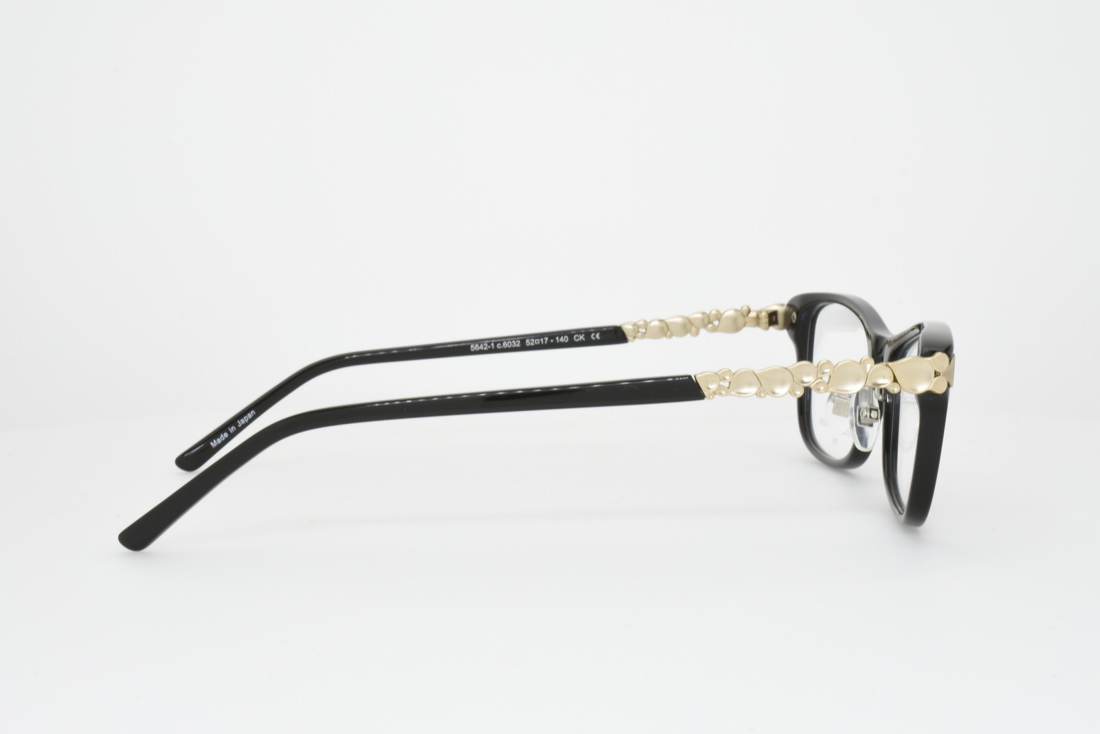 Prodesign Denmark Eyeglasses IRIS COLLECTION 5642-1 6032 BLACK with nose bridge
