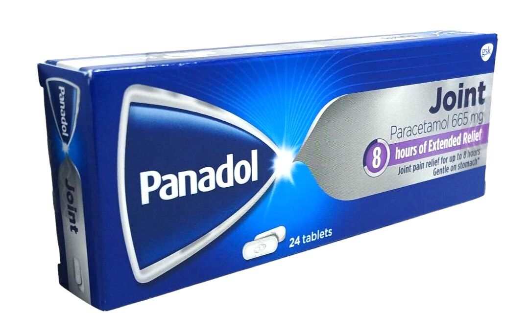 Panadol Joint, Joint & Muscle Pain Relief, for Up to 8 Hours,Gentle – 24 Tablets