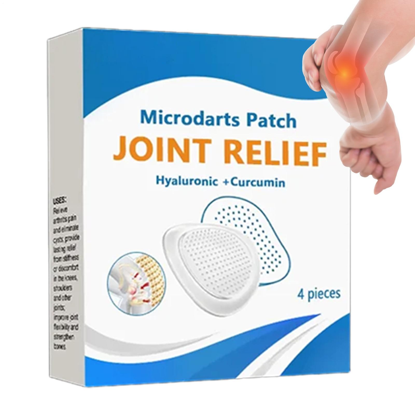 Joint Relief Microneedle Patch Relieves Joint Pain and Muscle Discomf 4Pcs/box