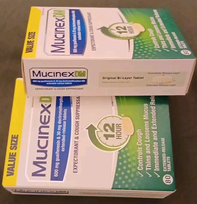 MUCINEX DM 12HR VALUE SIZE 80CT Expectorant &Cough Suppressant, 5/28 LAST 1!
