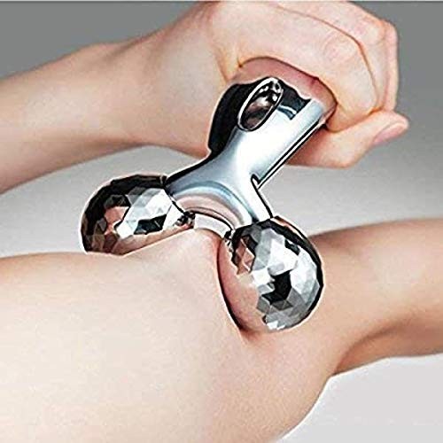 Manual 3D Massager Roller 360 Rotate Face Full Body Shape Skin Lifting Wrinkle