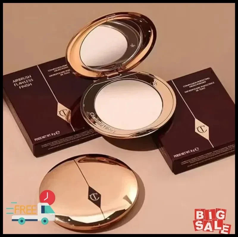 Charlotte Tilbury Airbrush Flawless Finish Powder Full Size 8g Fair or Medium US