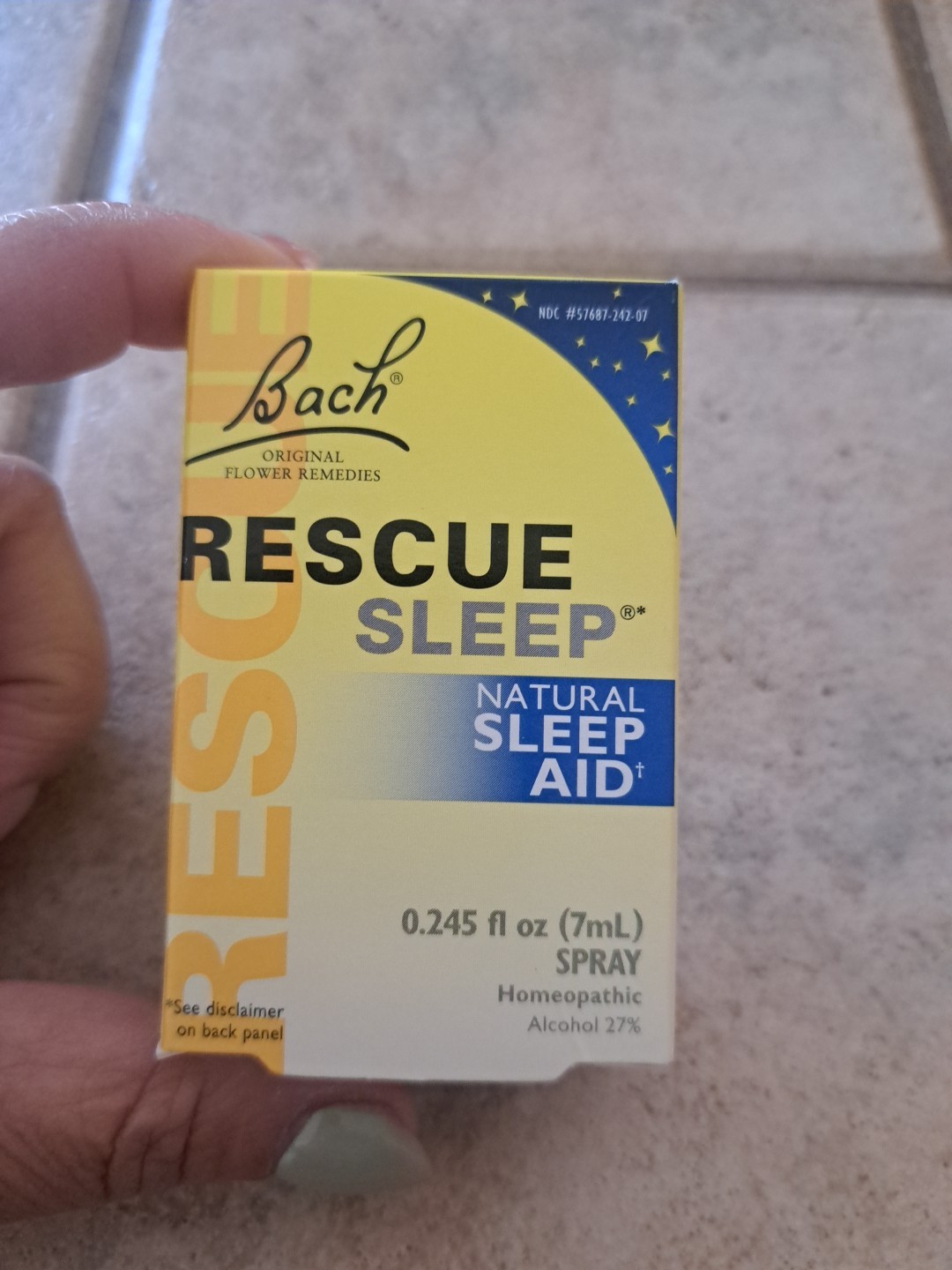 Bach, Original Flower Remedies, Rescue Sleep, Natural Sleep Aid Spray, 7ml