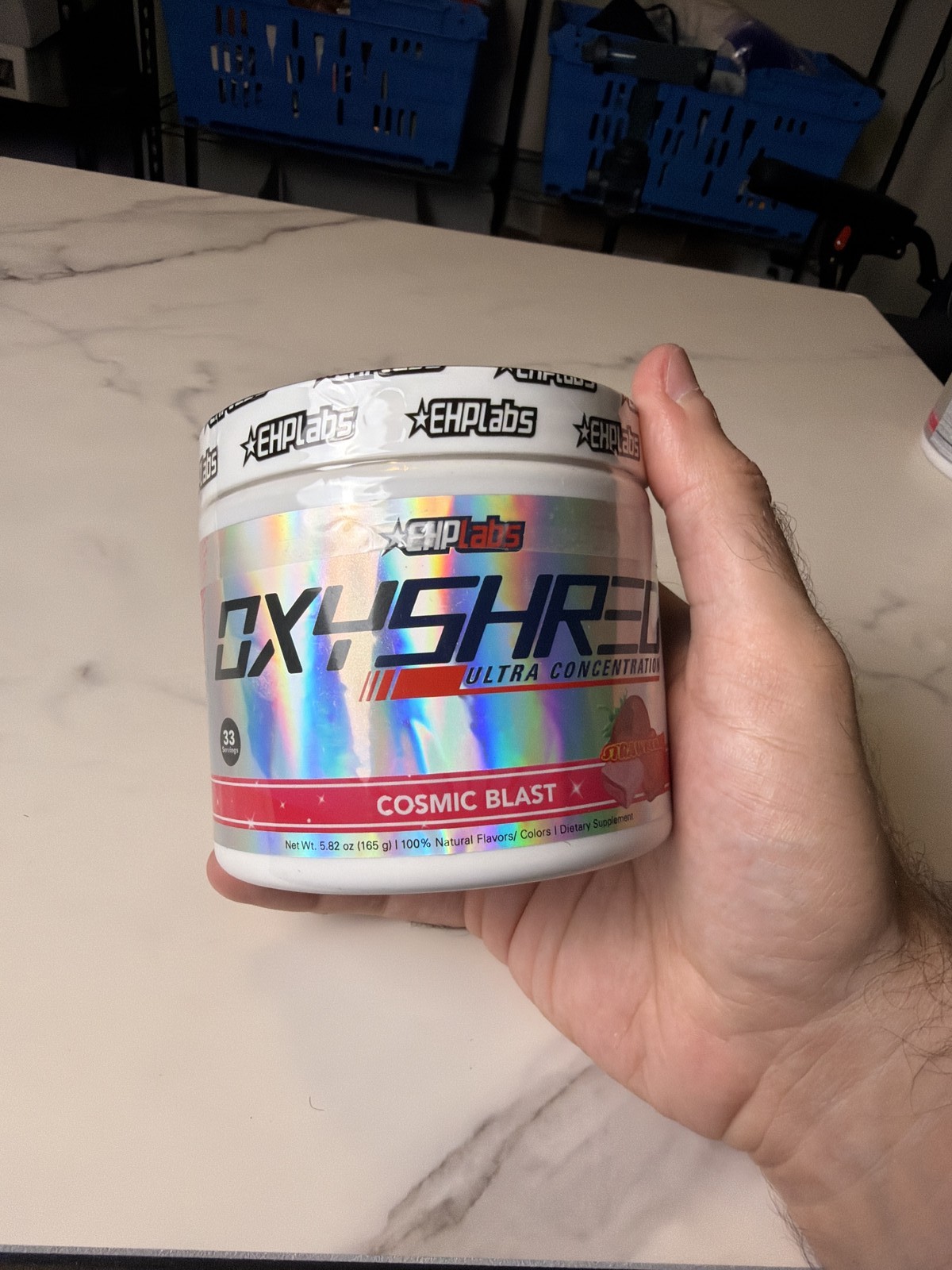 EHP Labs OxyShred Ultra Concentration Cosmic Blast Strawberry 33 Servings