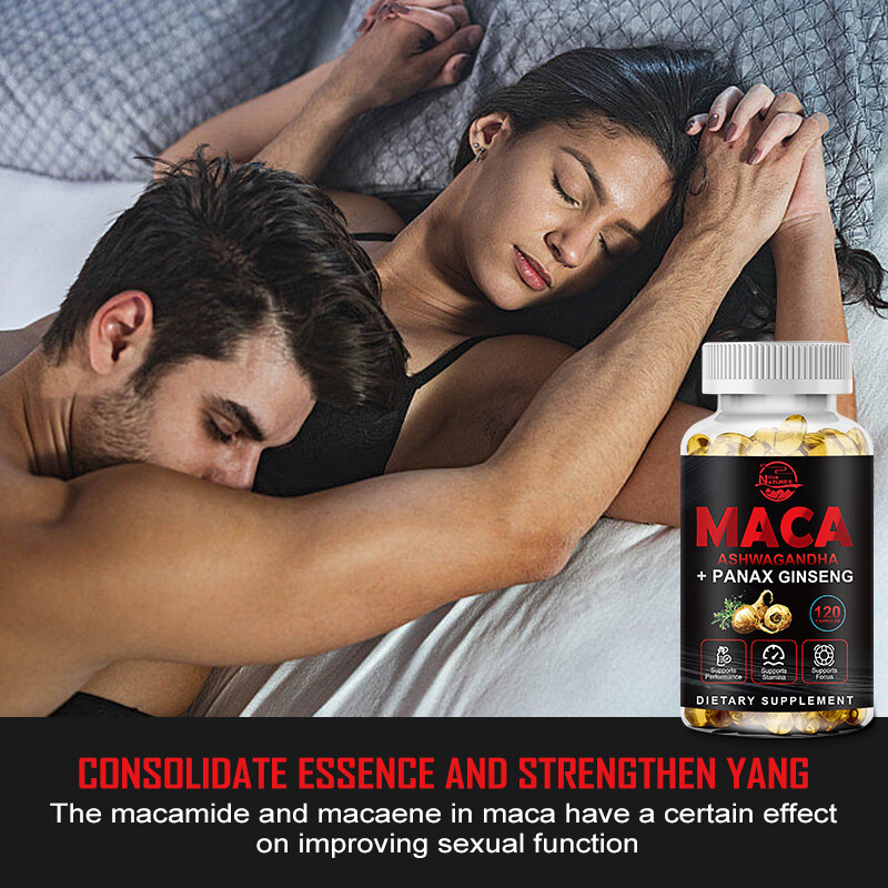 Maca Root Capsules 10000mg, Peruvian Maca Extract for Men & Women 240 Capsules