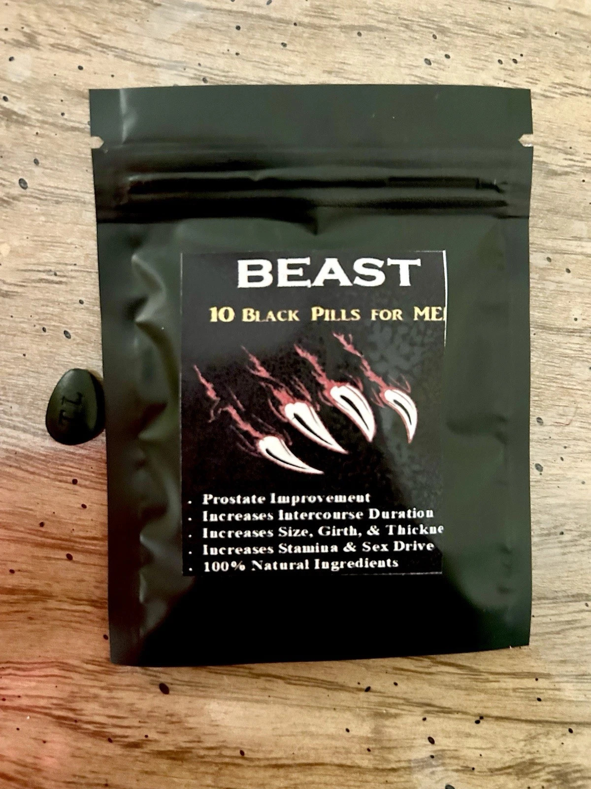 30 PILLS BEAST Fast Acting Male Performance Supplement 650mg enhan la pep xxxpl