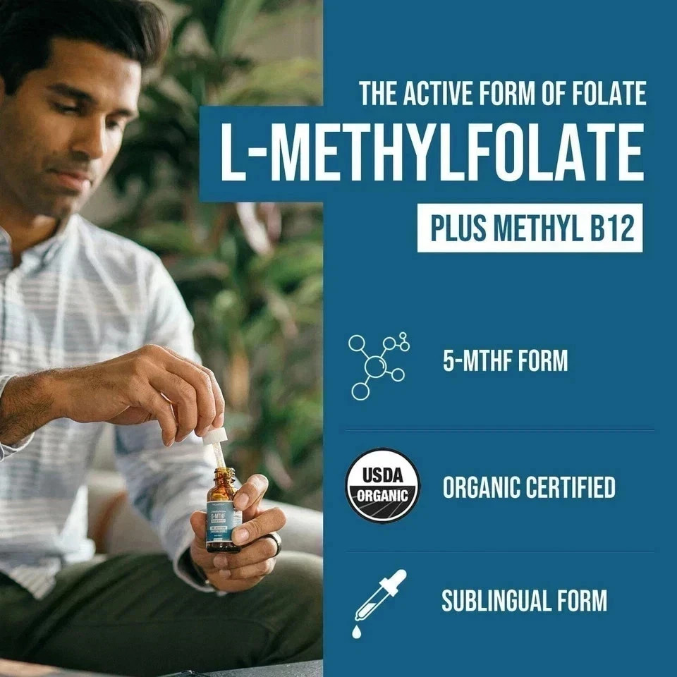 L-Methylfolate 5-MTHF Plus Methyl B12 15 MG Active Formula B9/