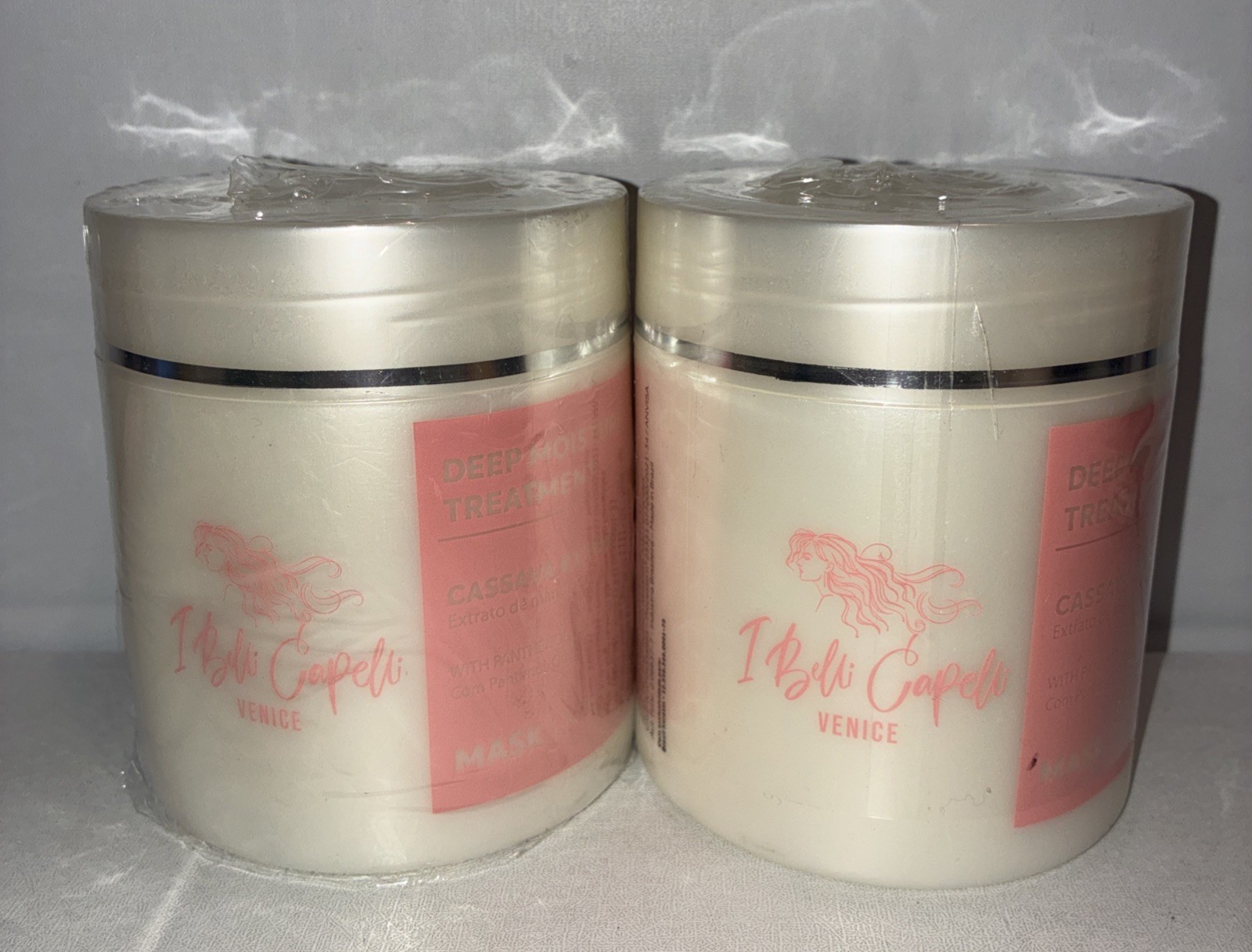 Lot Of 2-I Belli Capelli Venice Cassava Extract & Argan Oil Hair Mask 17.6oz Eac