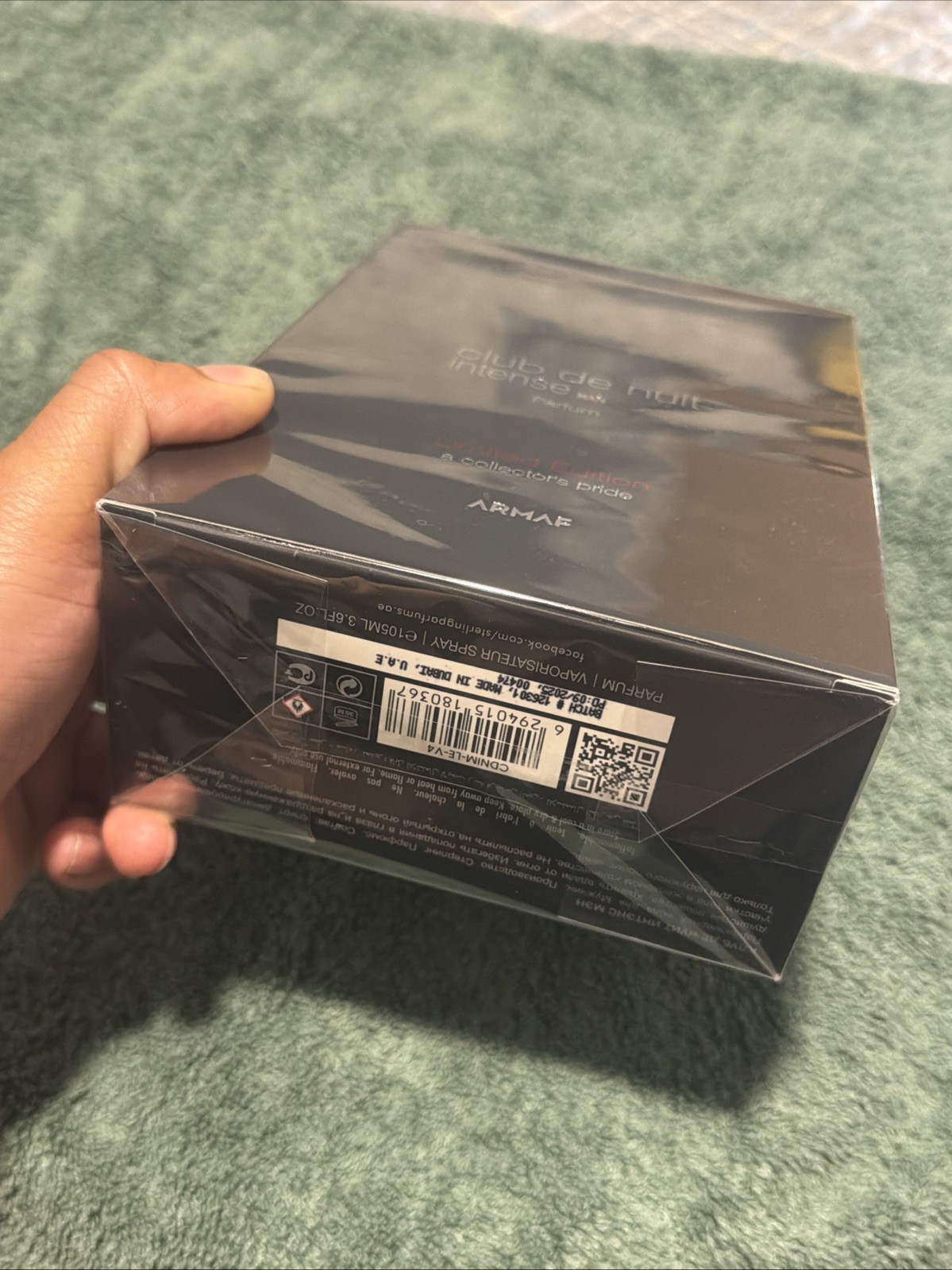 ARMAF CLUB DE NUIT INTENSE MAN LIMITED EDITION COLLECTOR’S PRIDE Authentic New