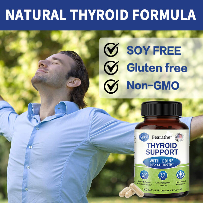 Advanced Thyroid Support Boost Metabolism And Energy Levels 120 Capsules