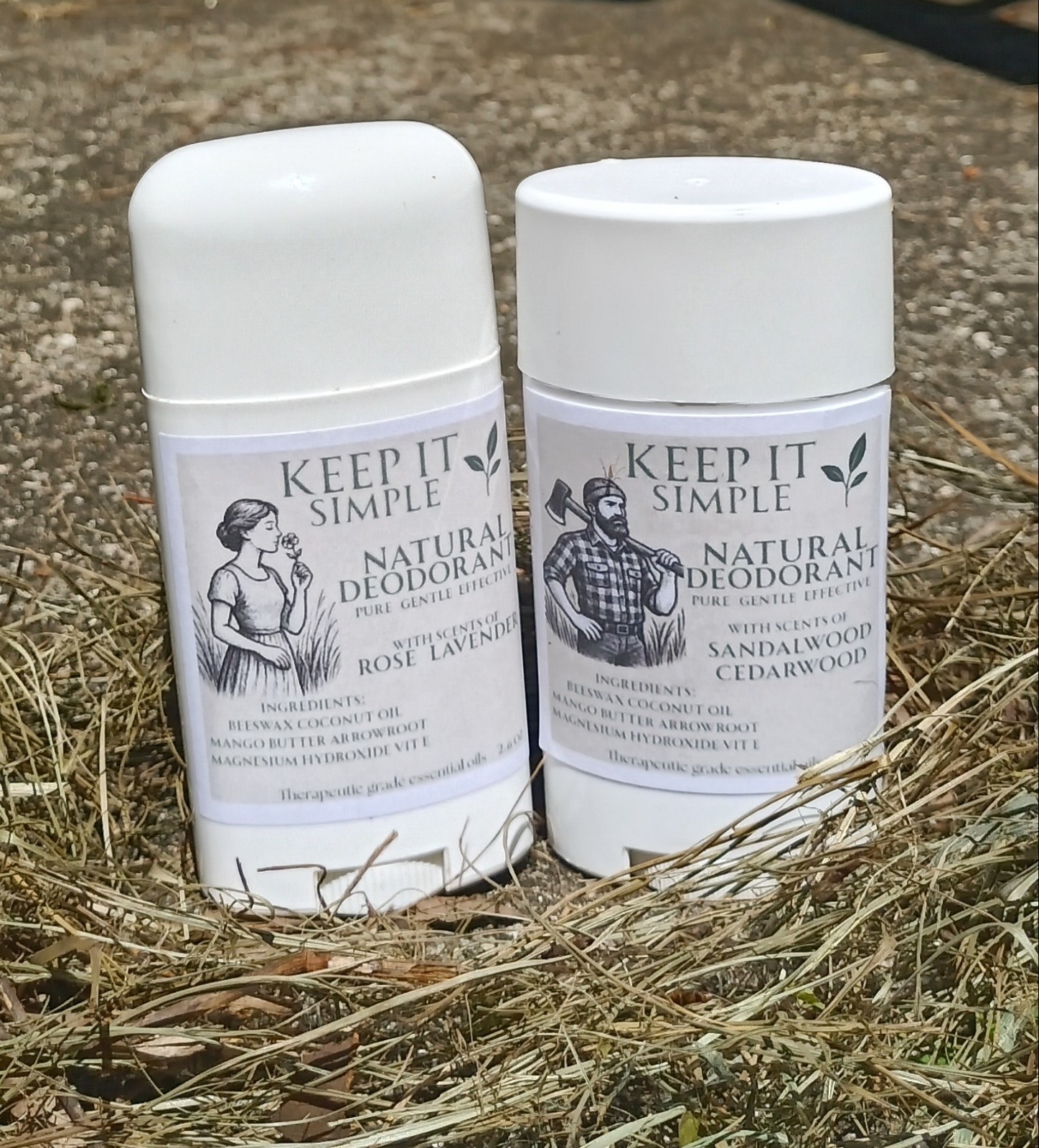 (Pick 2) – Natural Deodorant, Non toxic, Postbiotic Chemical Free,