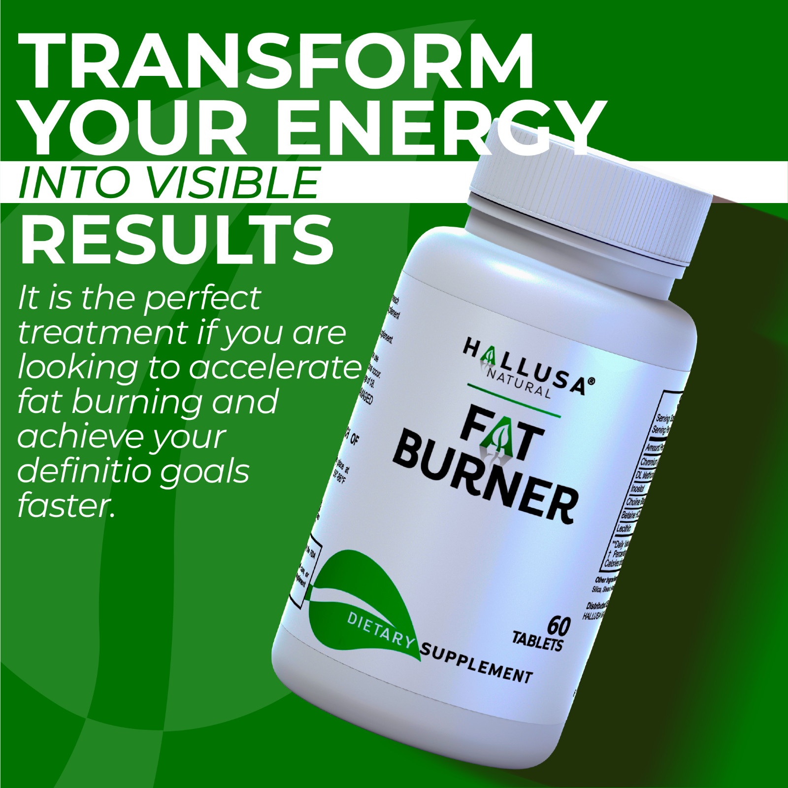FAT BURNER – Supplement Weight Control – Higher performance – Focus Supplement